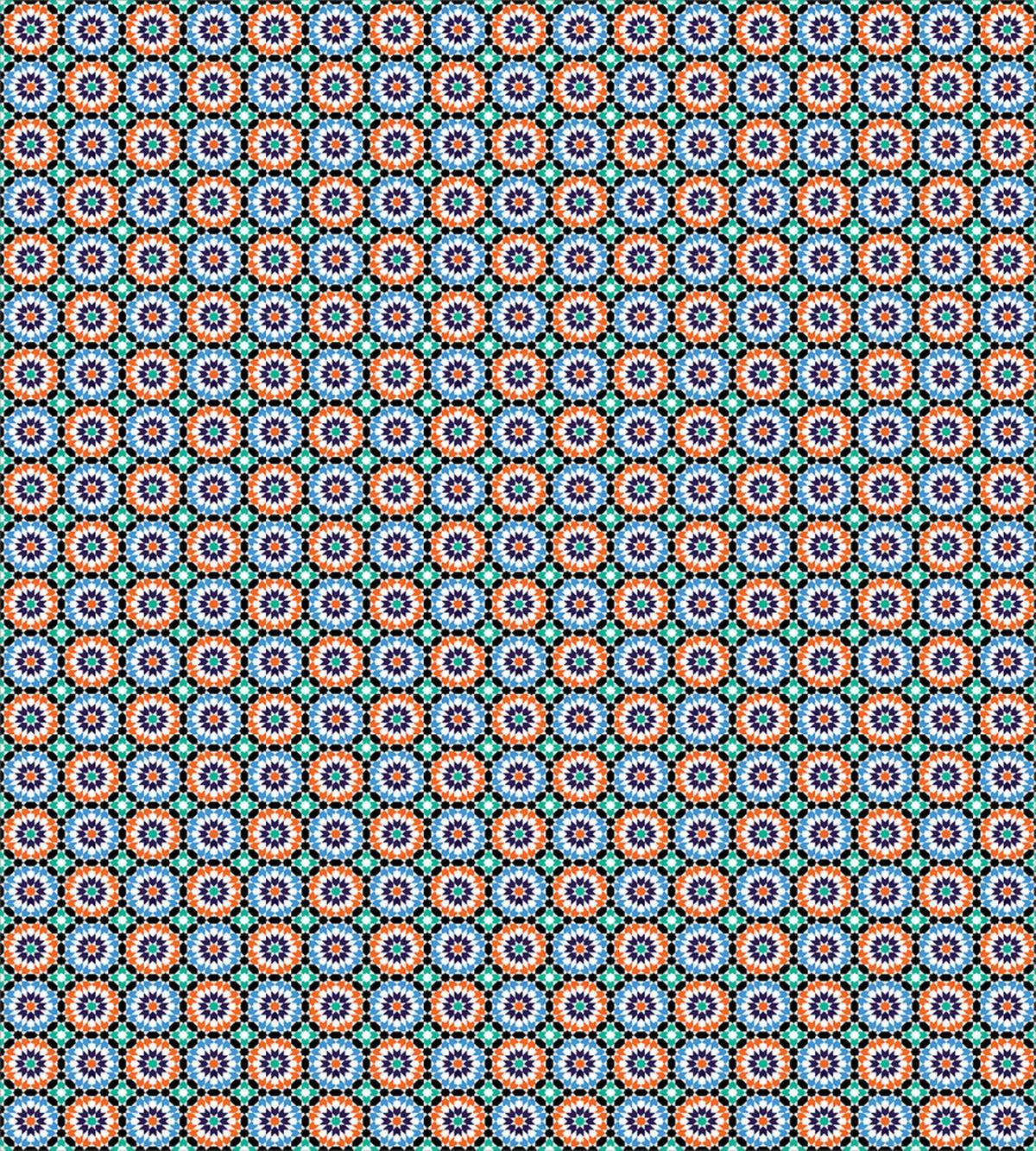Mosaic Circular Design — Pattern