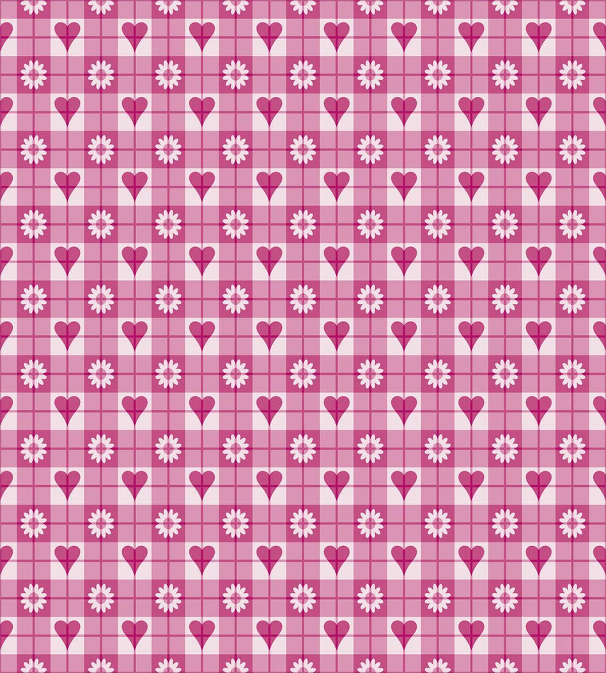 Heart and Flowers Petals — Pattern