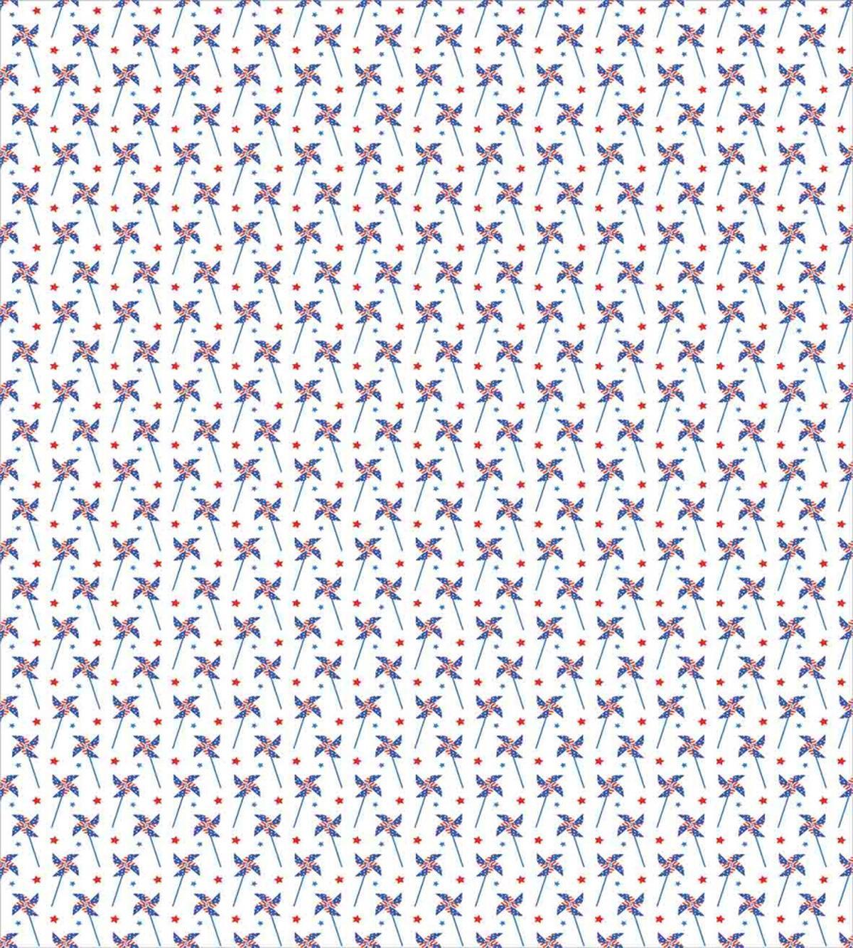 Flag Pin Wheels — Pattern