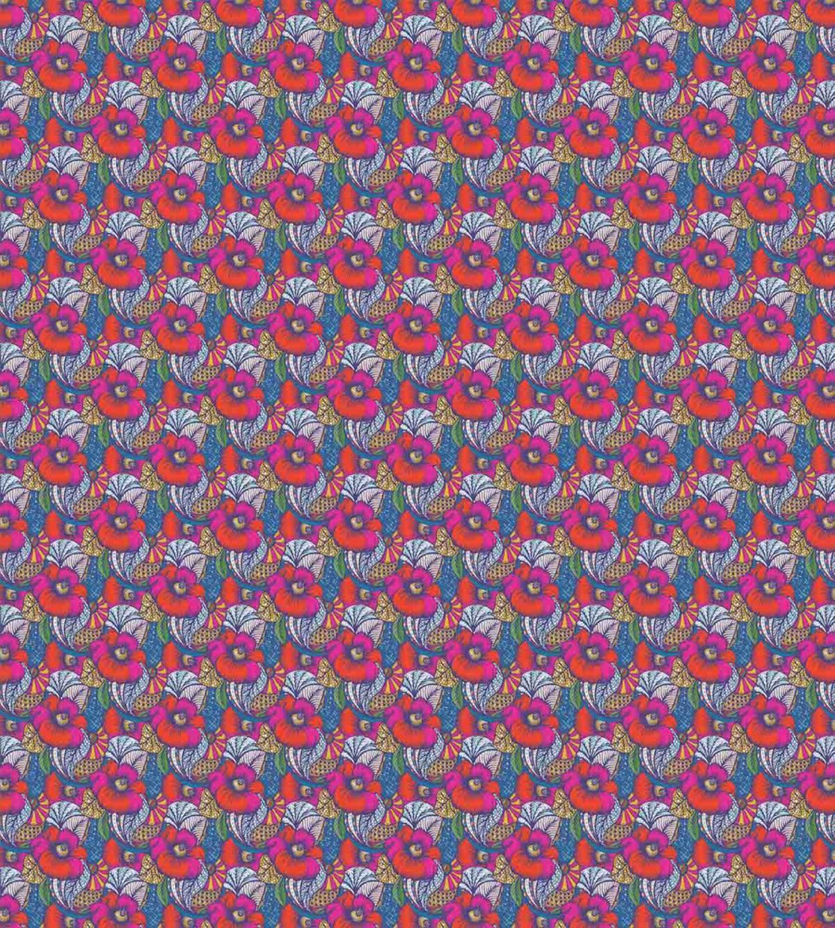 Energetic Colors Chaotic Art — Pattern