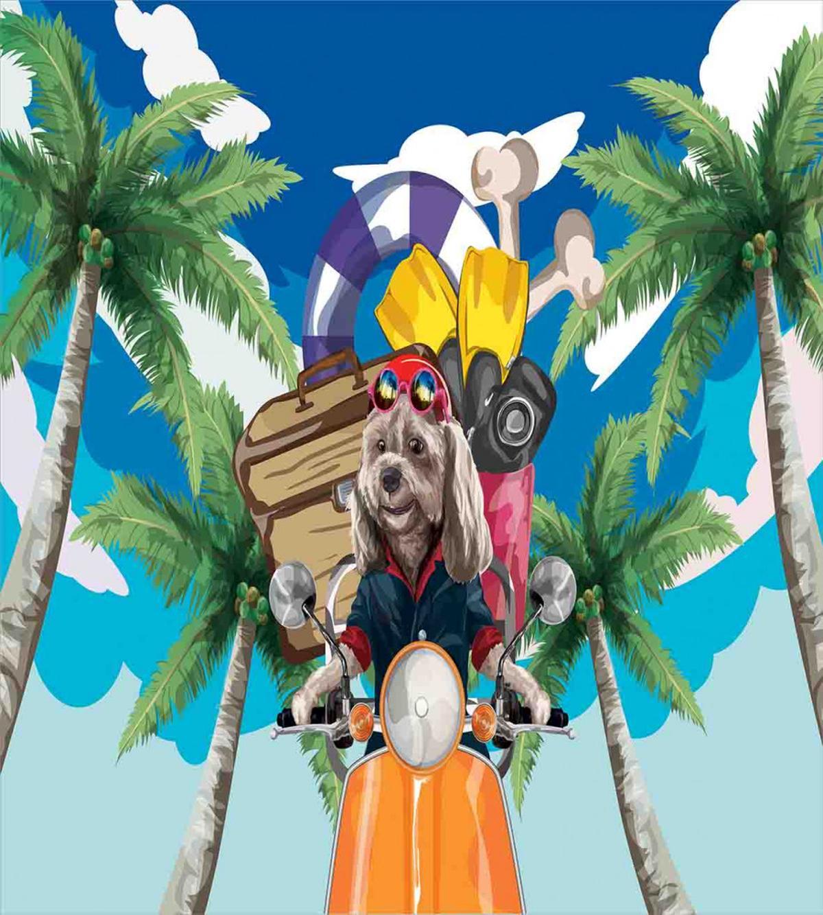 Puppy Tropic Island — Pattern