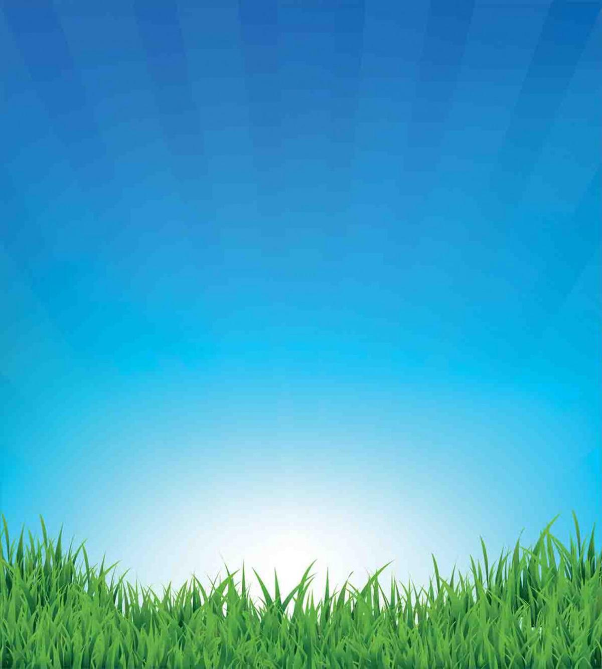 Sunburst Stripes with Grass — Pattern