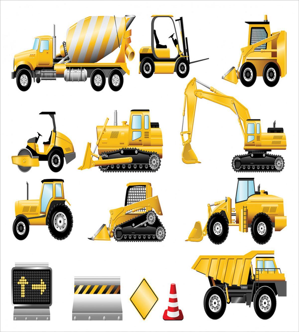 Yellow Construction Site — Pattern