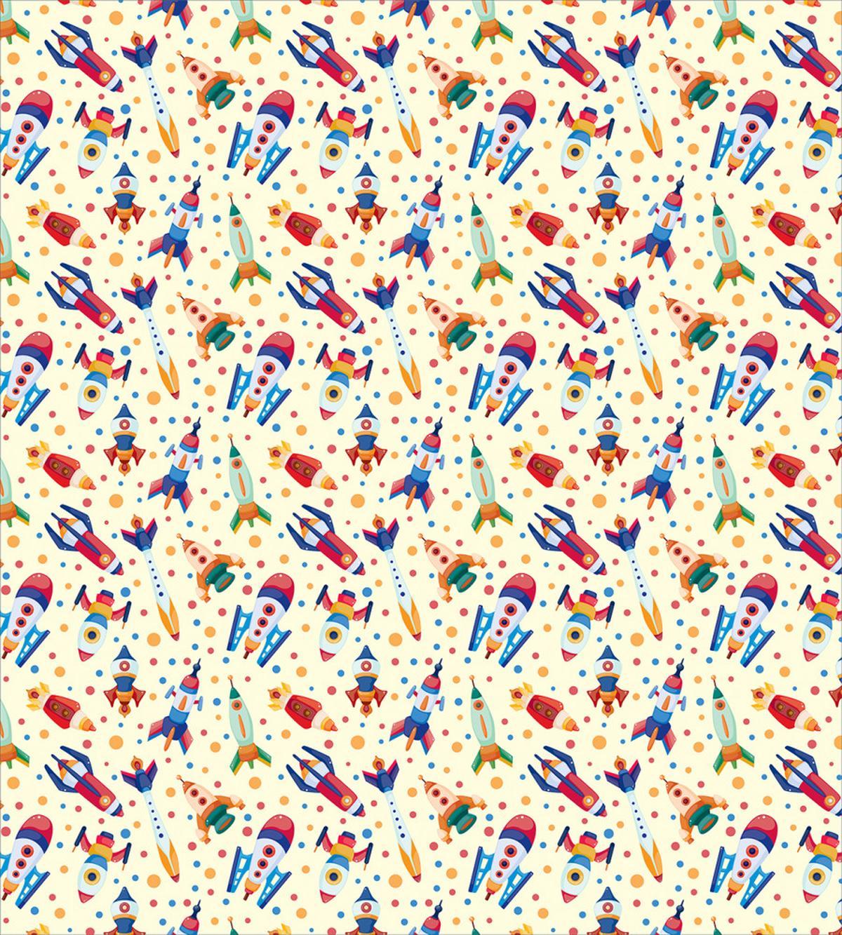 Colorful Space Vessel — Pattern