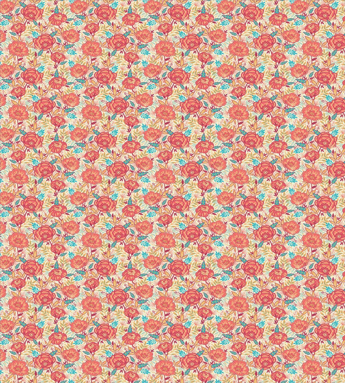 Summer Time Flowers Leaves — Pattern