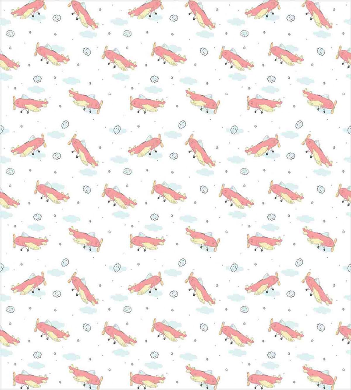 Kids Planes Blue Cloud — Pattern