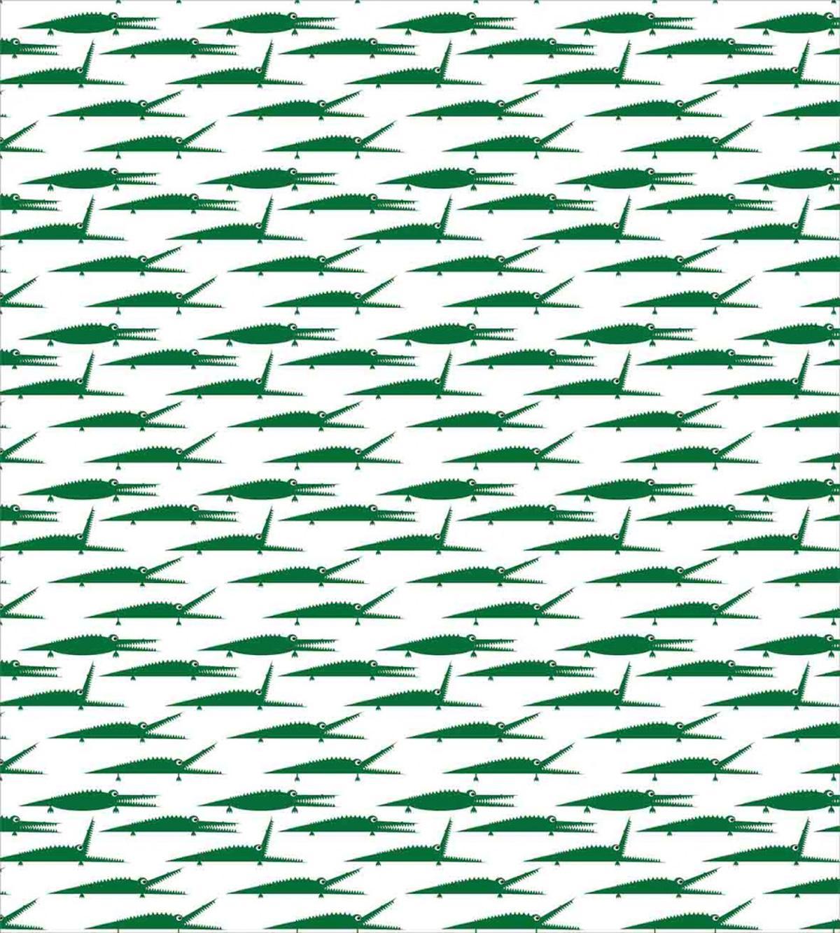 Funny Green Alligator — Pattern