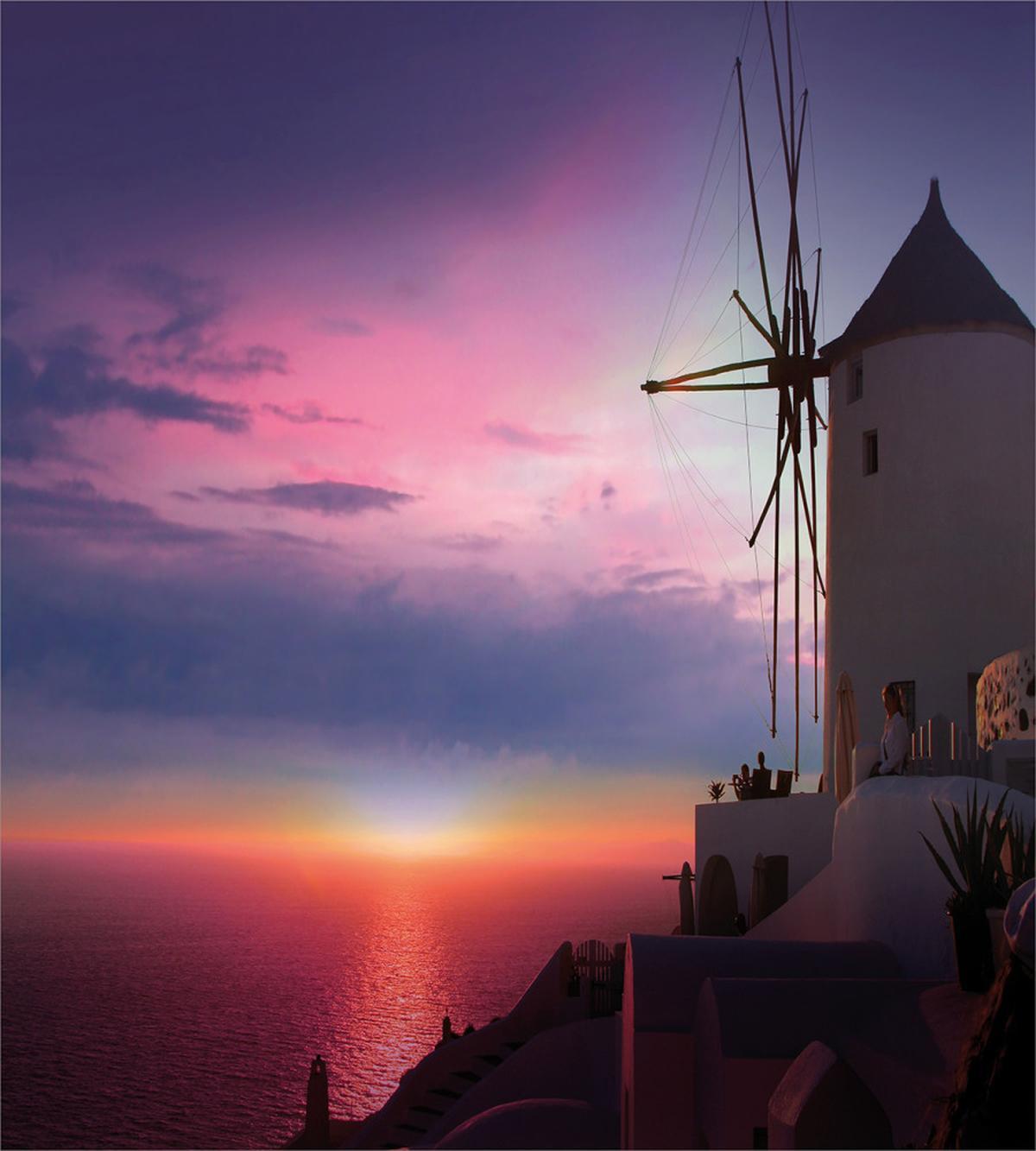 Greek Village Aegean — Pattern