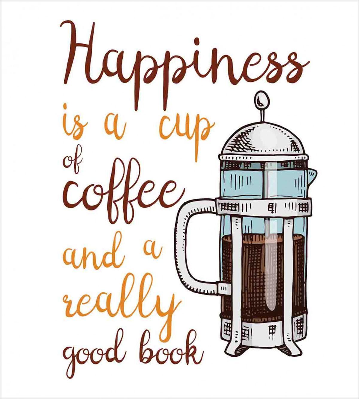 French Press and Words — Pattern