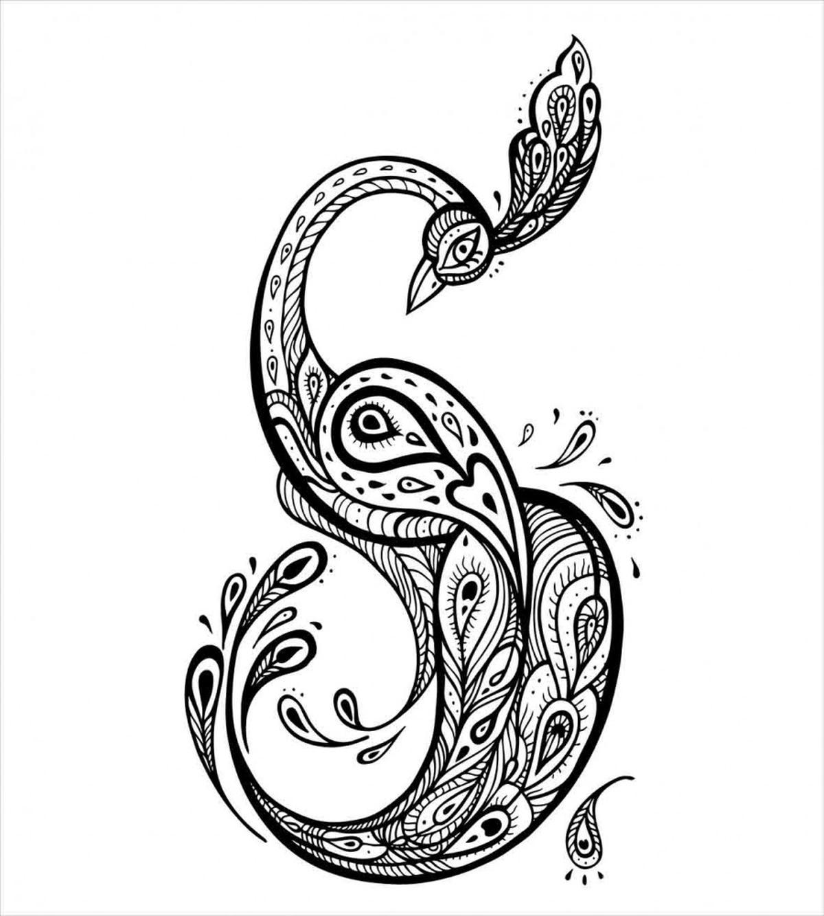 Oriental Peacock — Pattern