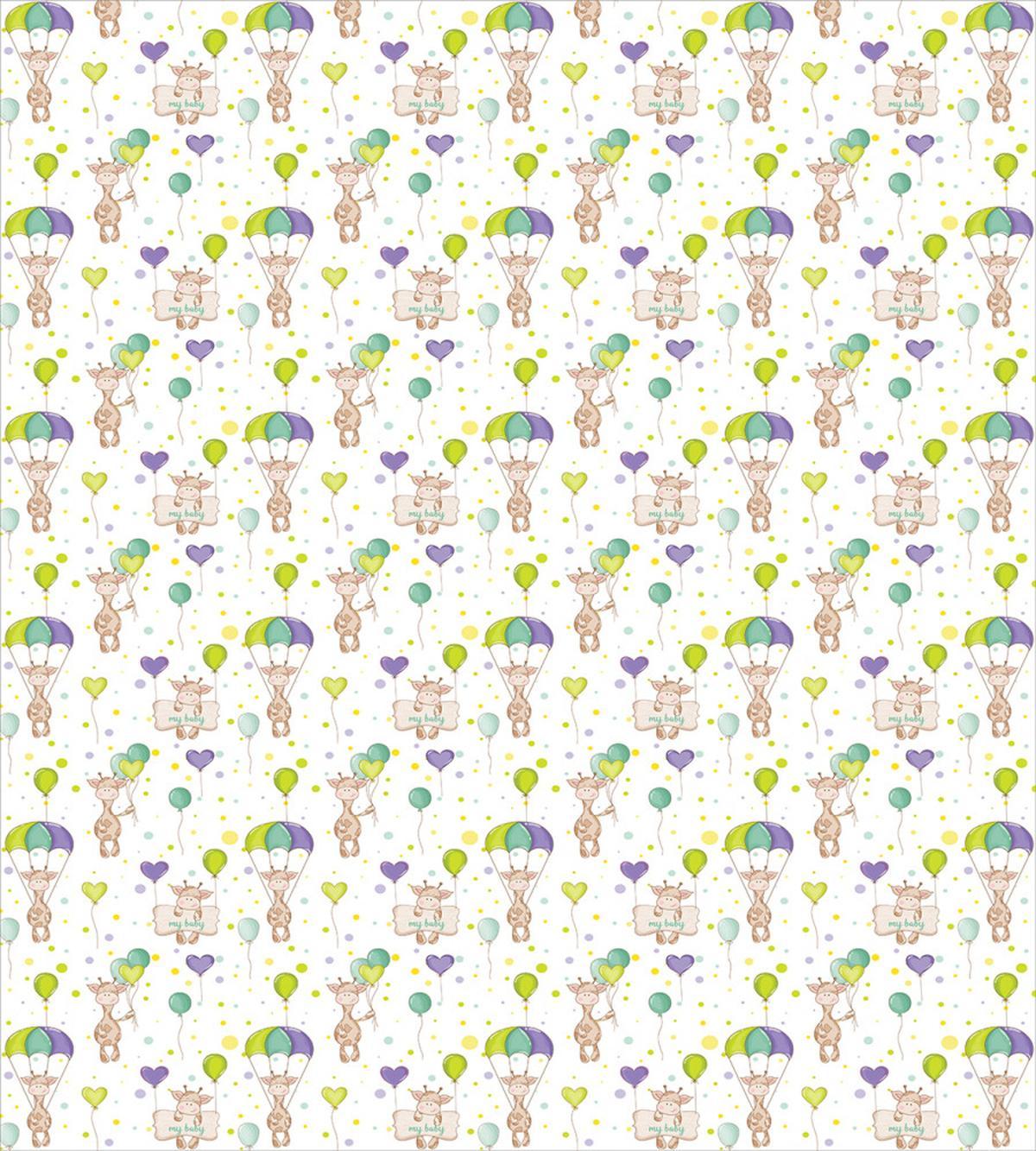 Infant Giraffes Flying — Pattern