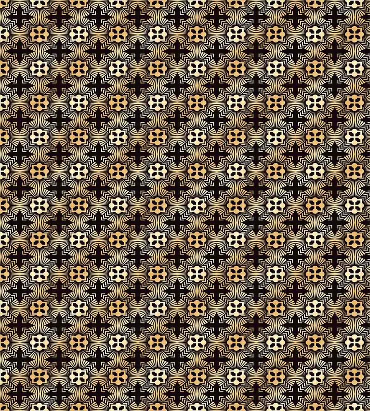 Retro Palmette Design — Pattern