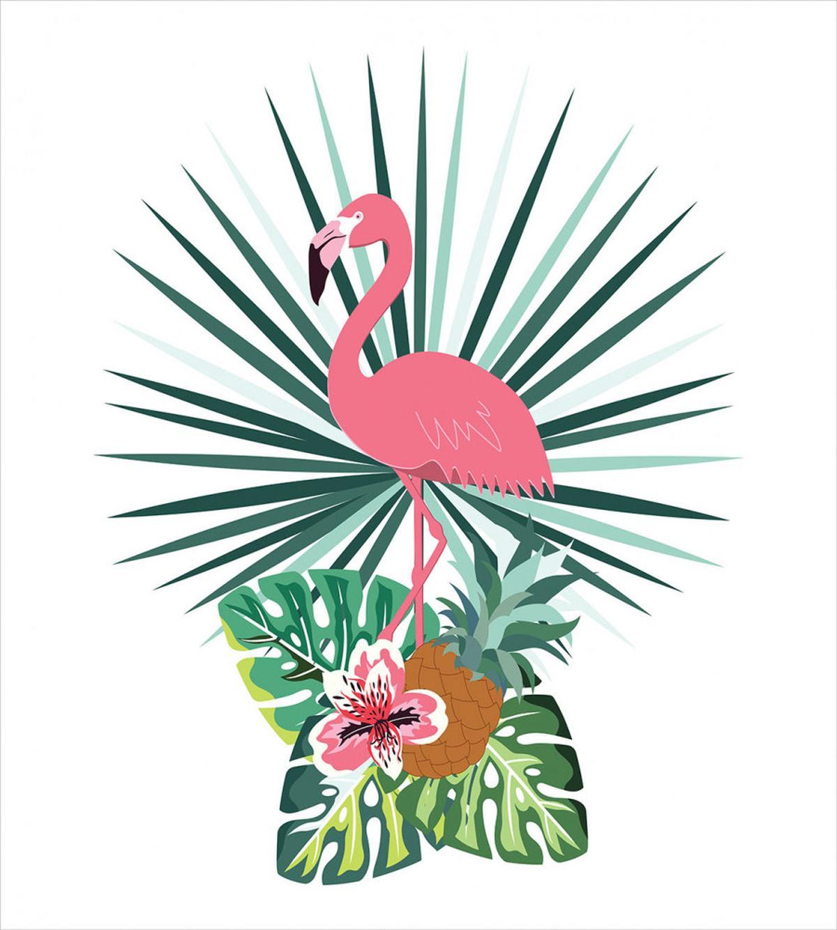 Pineapple Flamingo Botany — Pattern