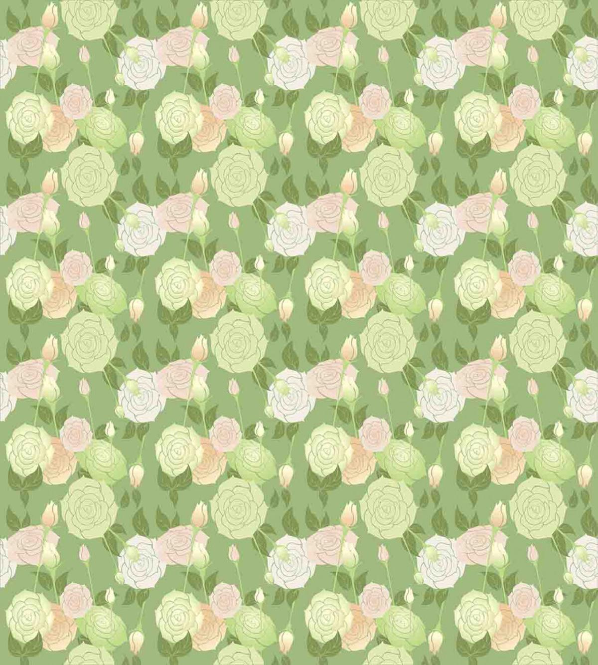 Pastel Abstract Blossoms — Pattern