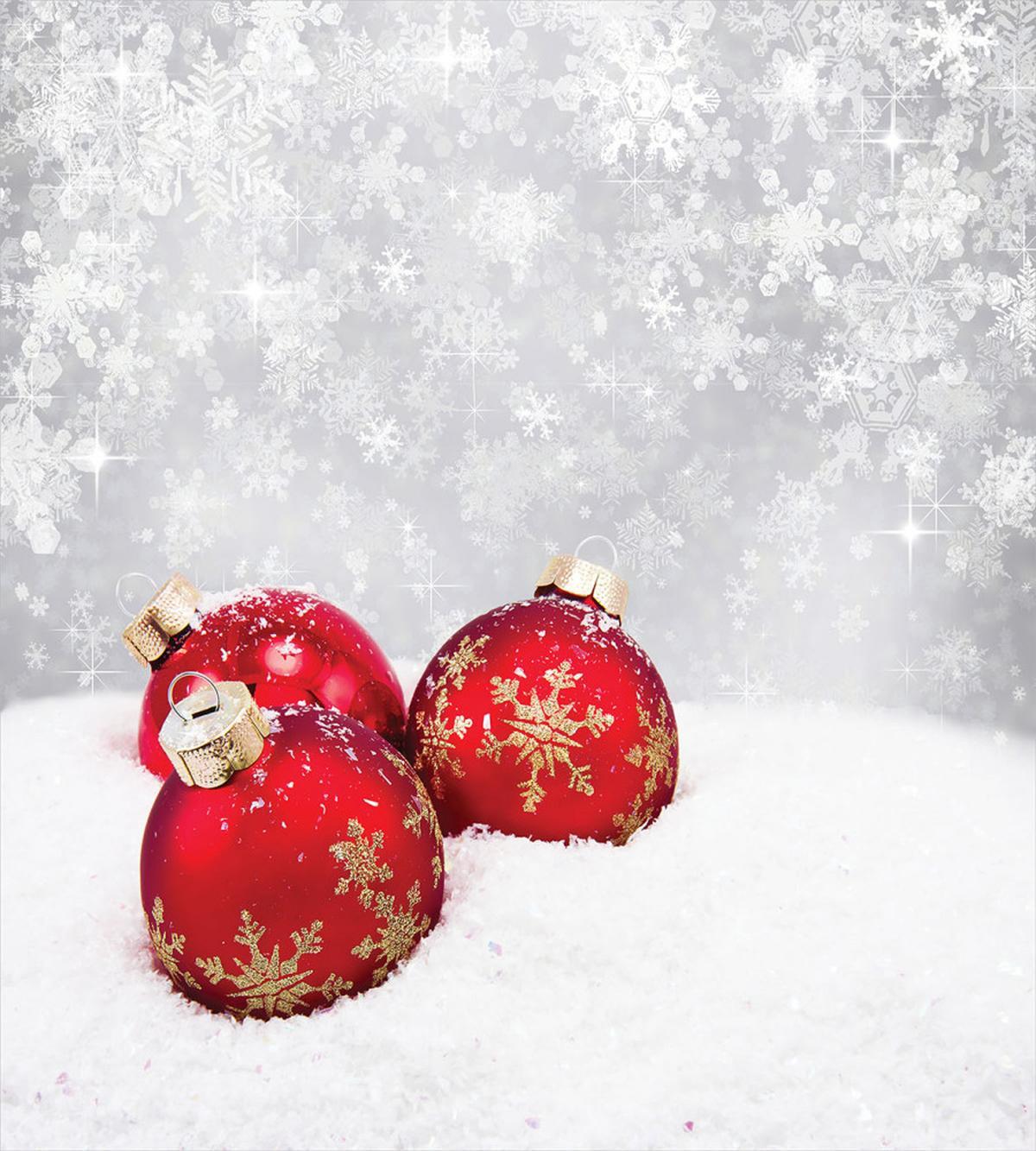 Baubles on Snowflake — Pattern