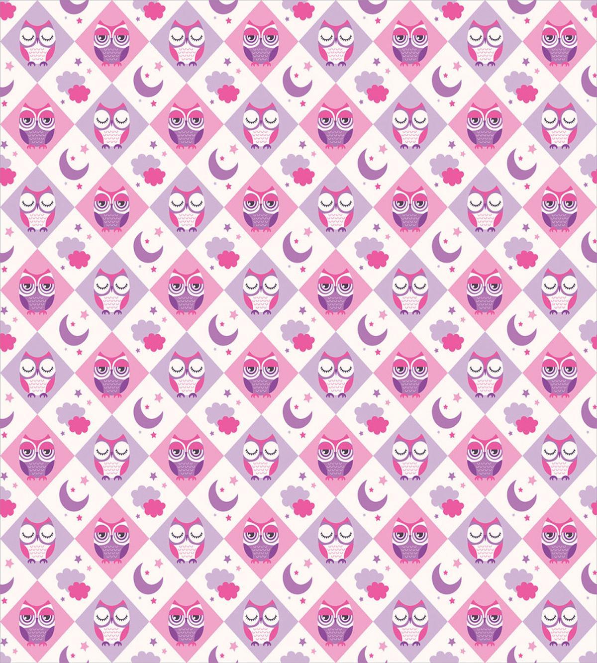 Sleeping Birds Moon Stars — Pattern