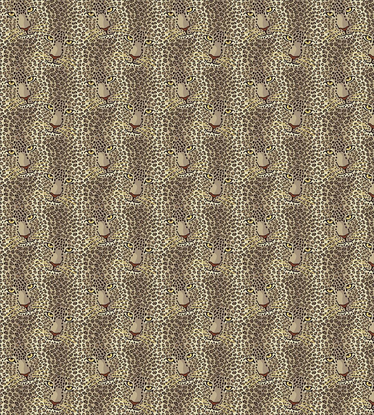 Leo Wild Big Cat Face — Pattern