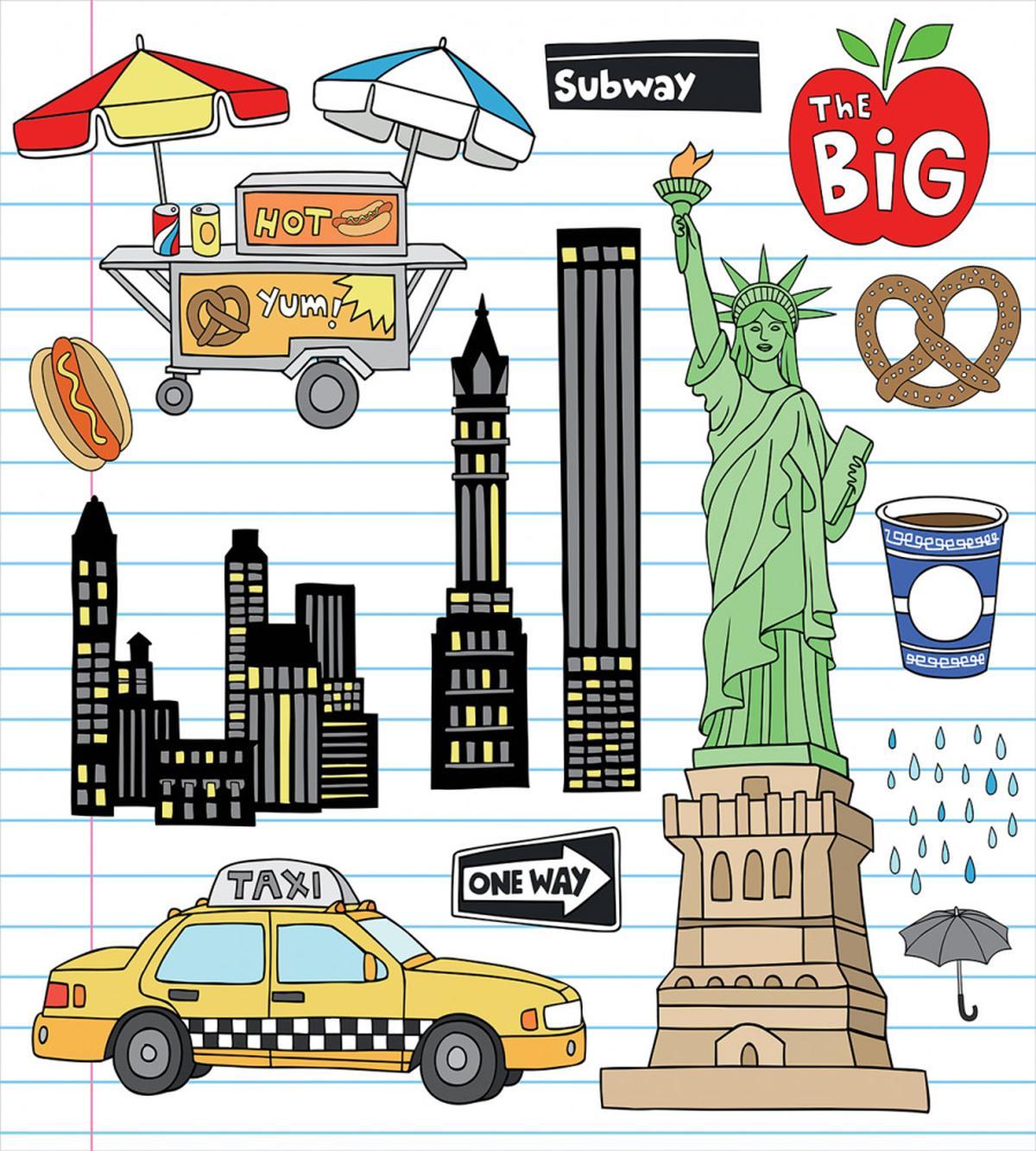 Big Apple Hot Dog — Pattern