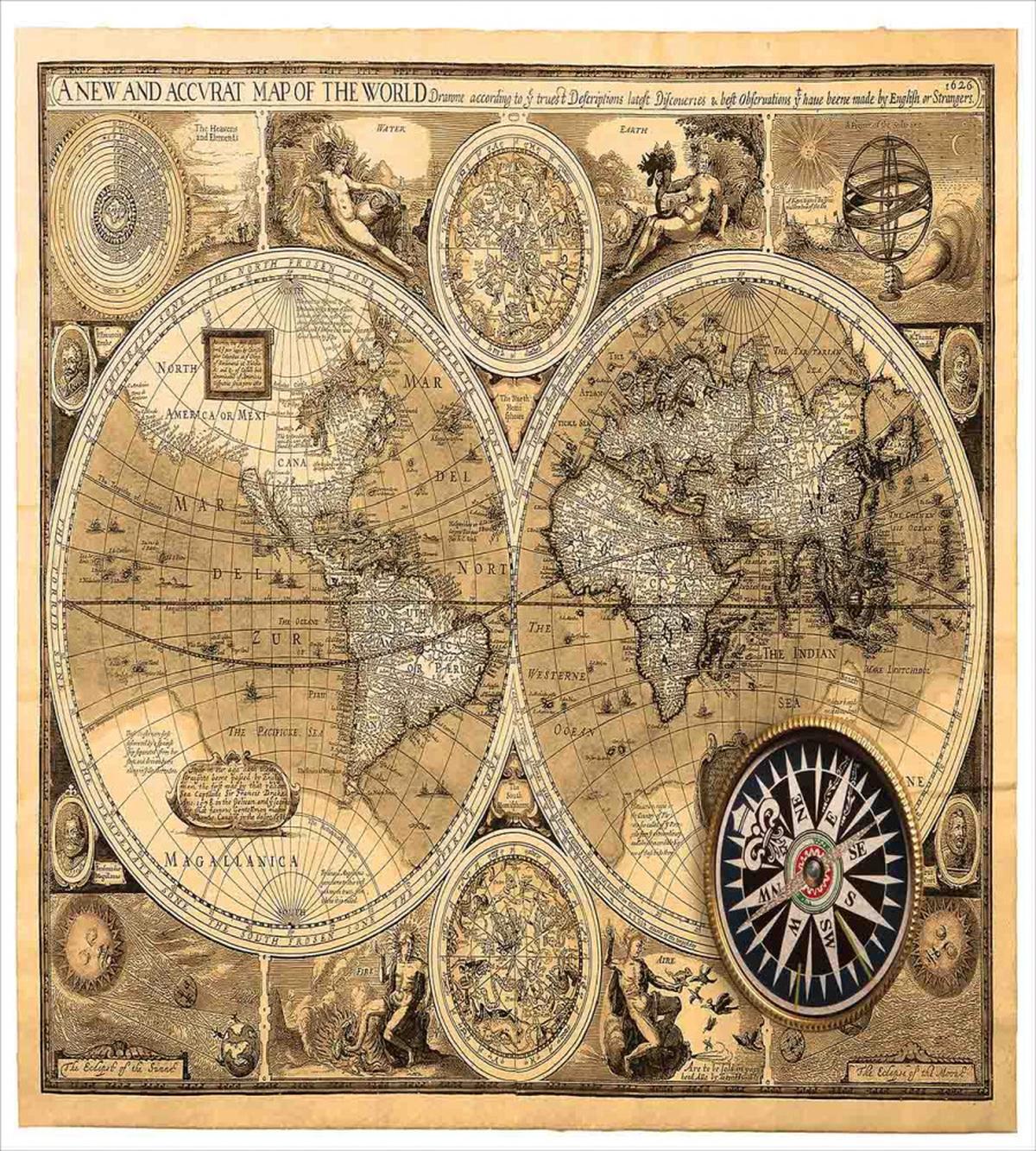 Accvrat Map of World — Pattern