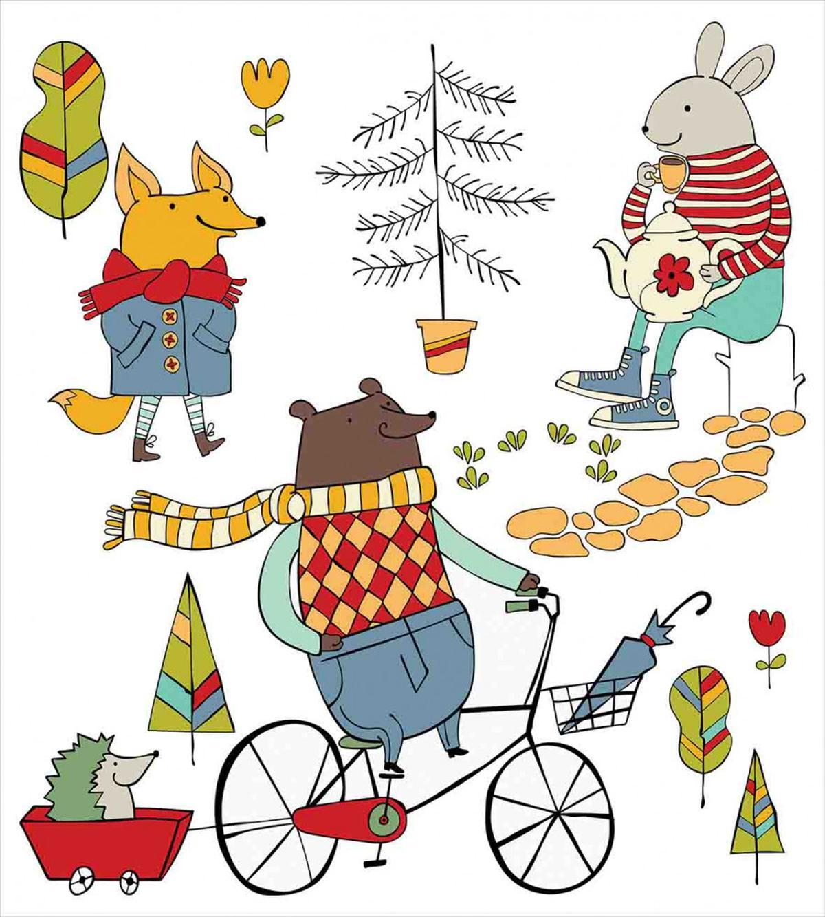 Urban Forest Characters — Pattern