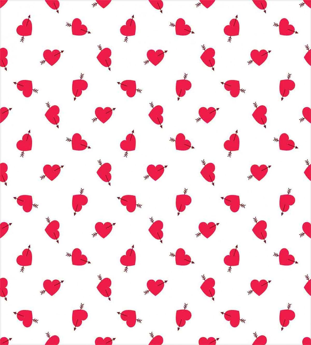 Cartoon Hearts Love — Pattern