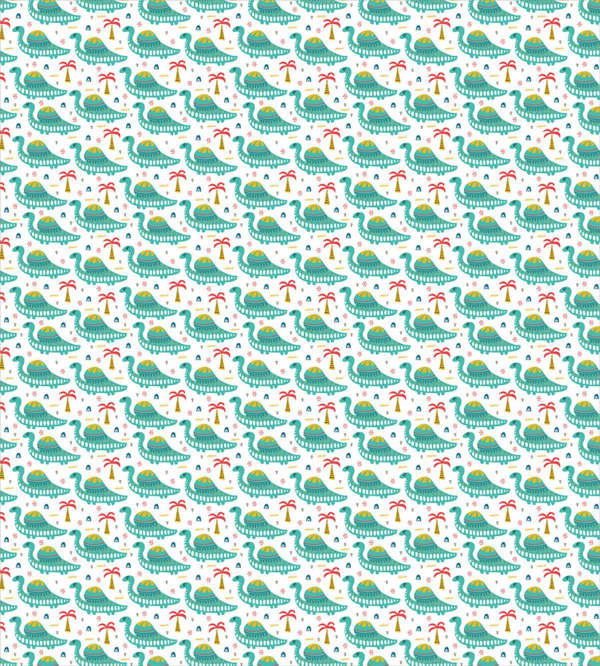 Cartoon of Animal and Palms — Pattern