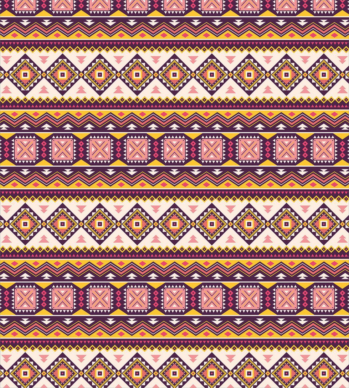 Triangles Vibrant Tone Art — Pattern