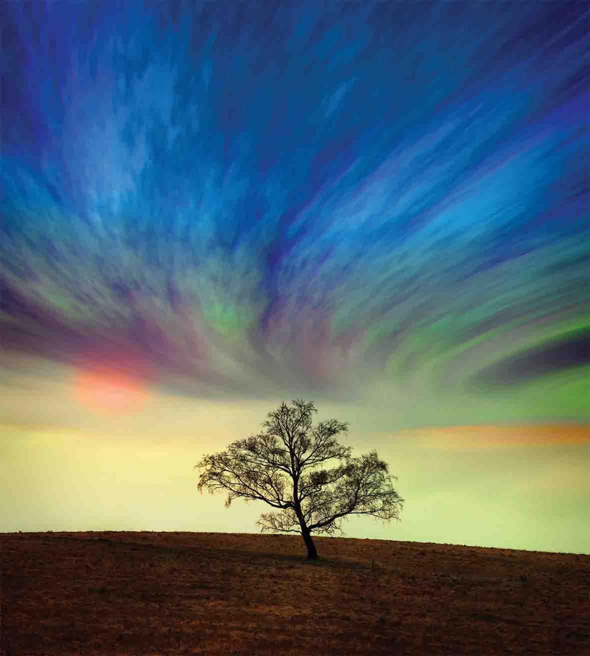 Surreal Sky Field Ombre — Pattern
