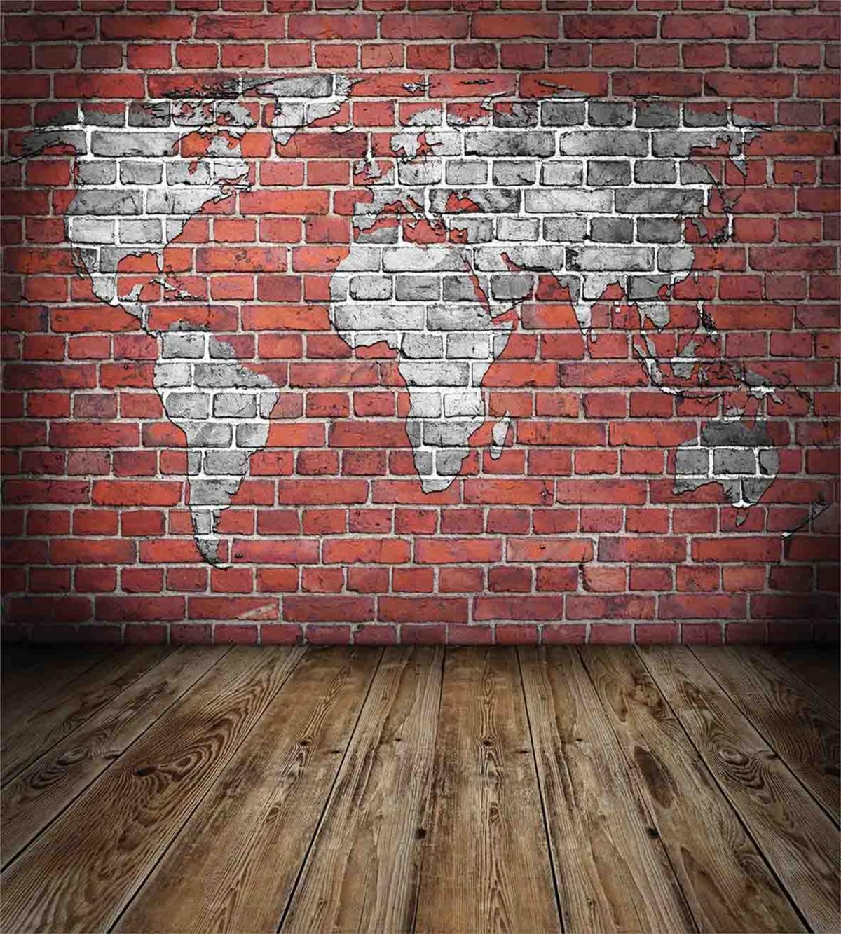 Rustic Old Grunge Map — Pattern