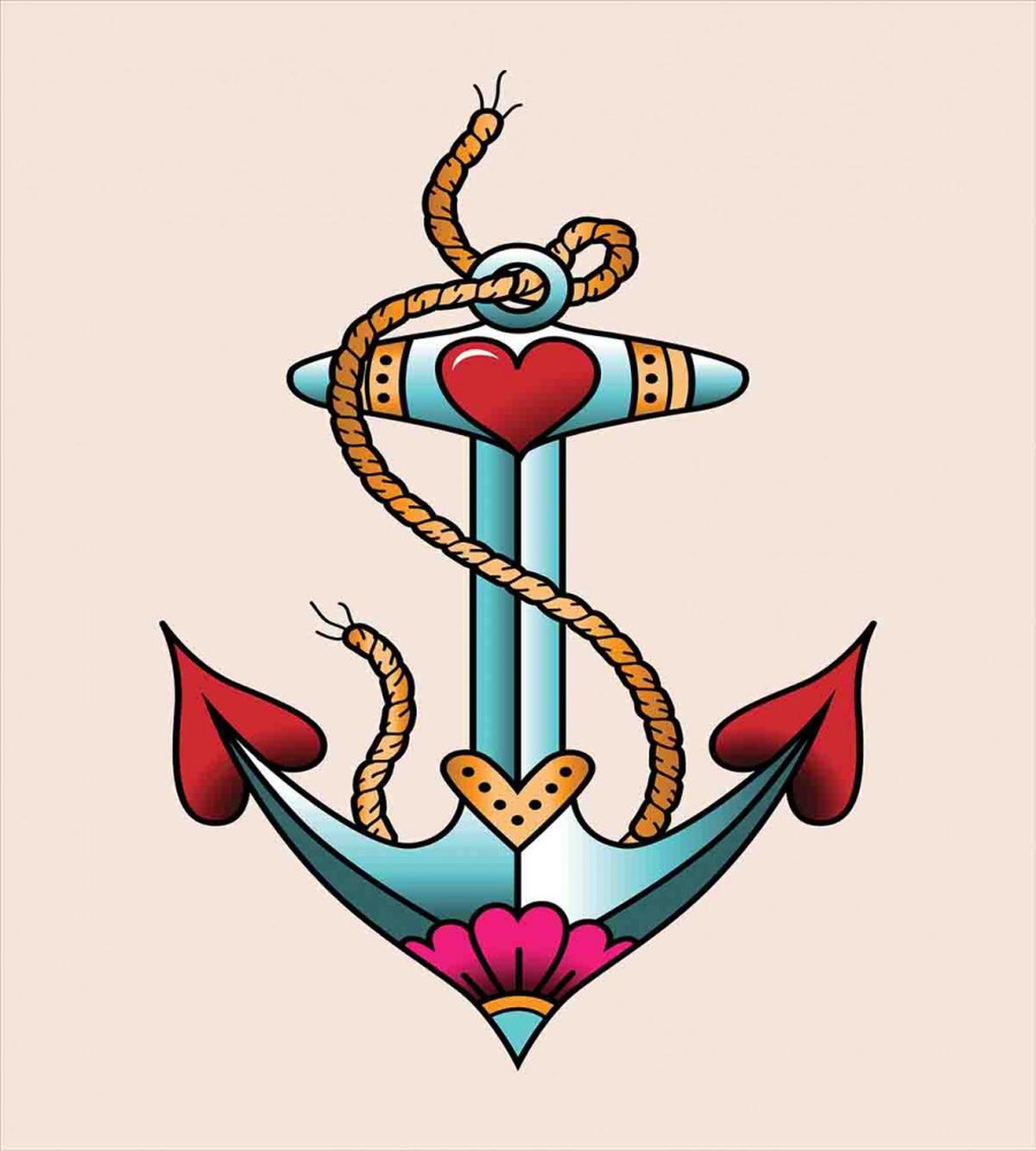Nautical Rope and Hearts — Pattern