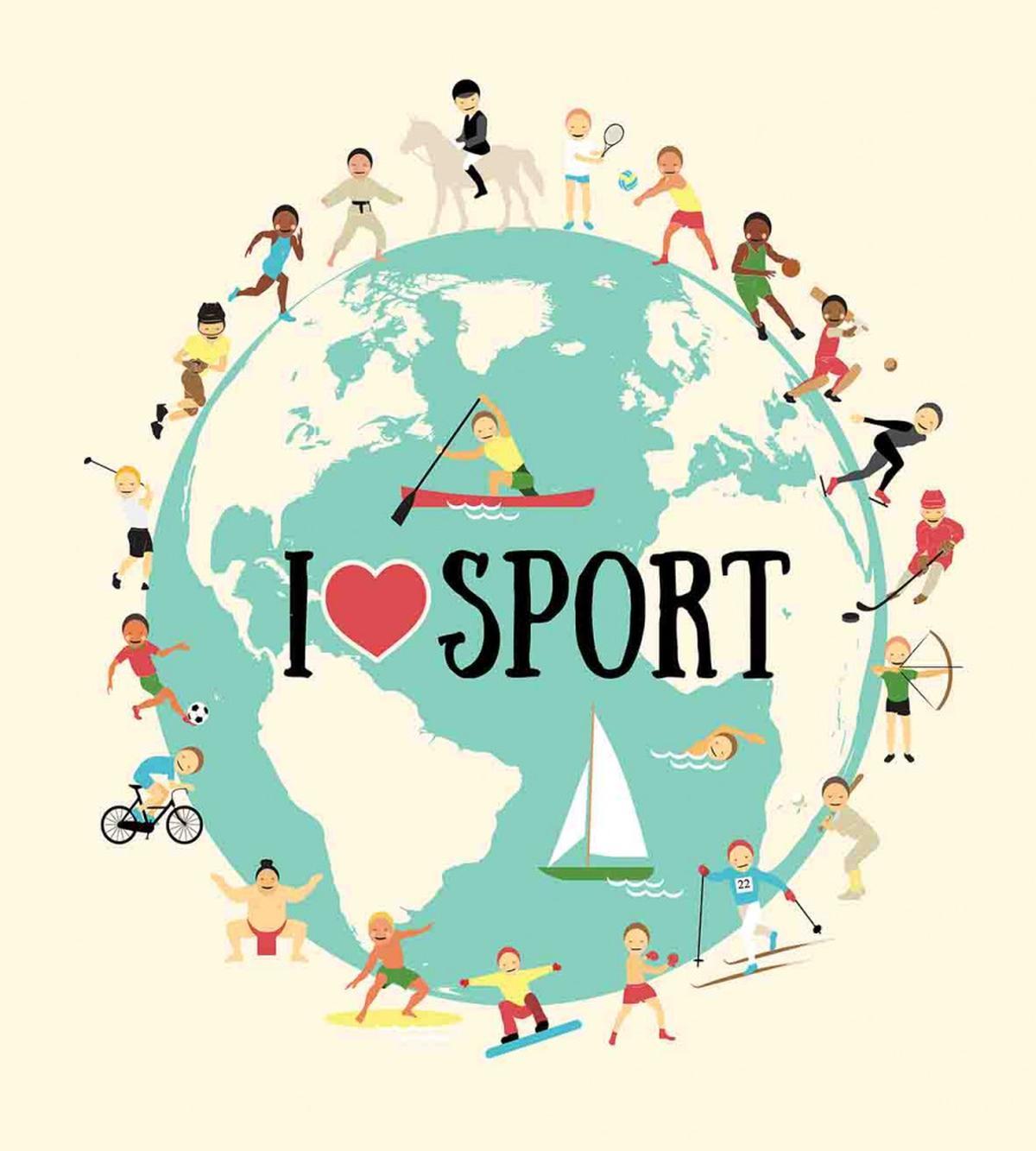 I Love Sports Words — Pattern