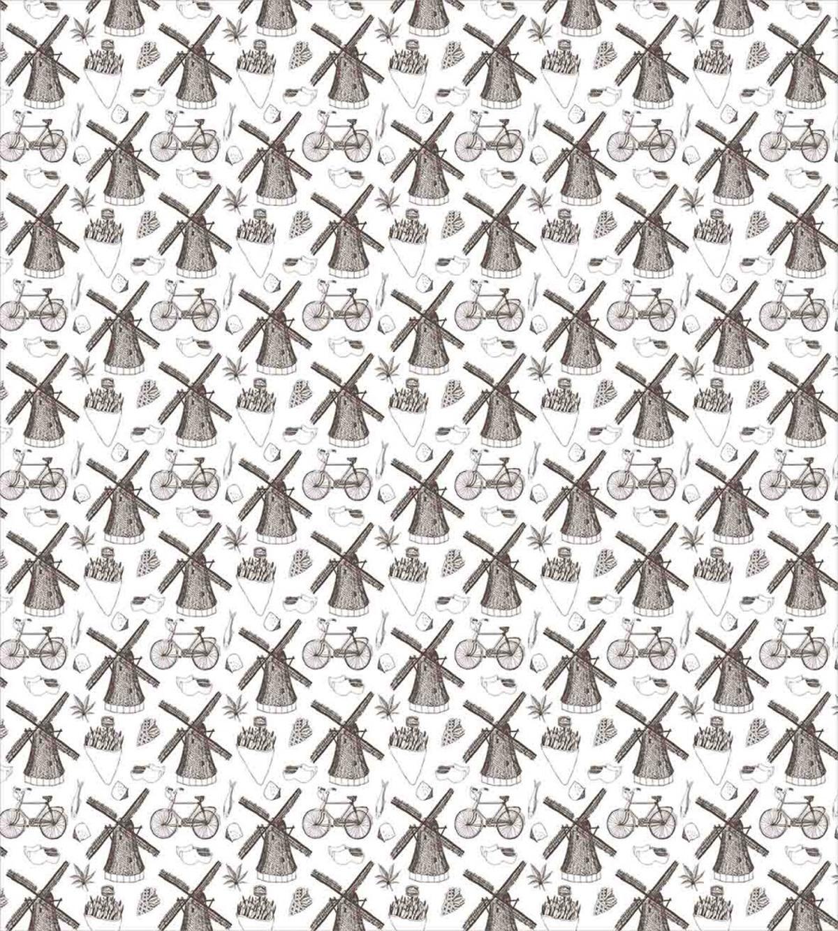 Windmills and Tulips — Pattern