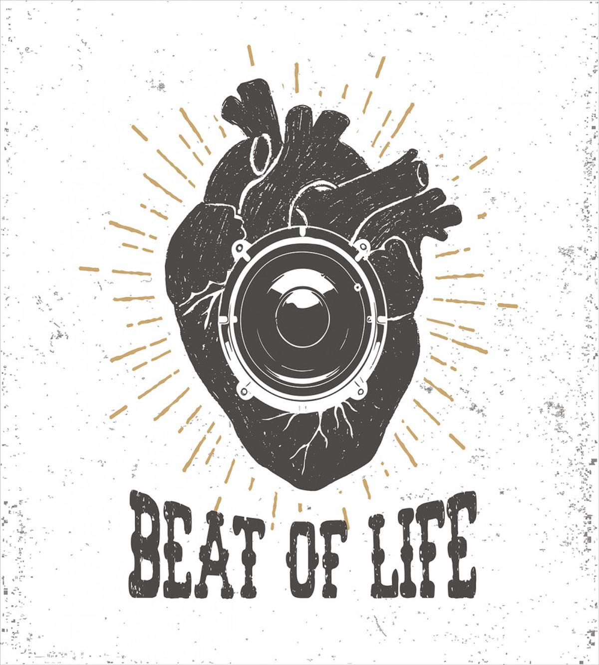 Beat Grunge Words Art — Pattern