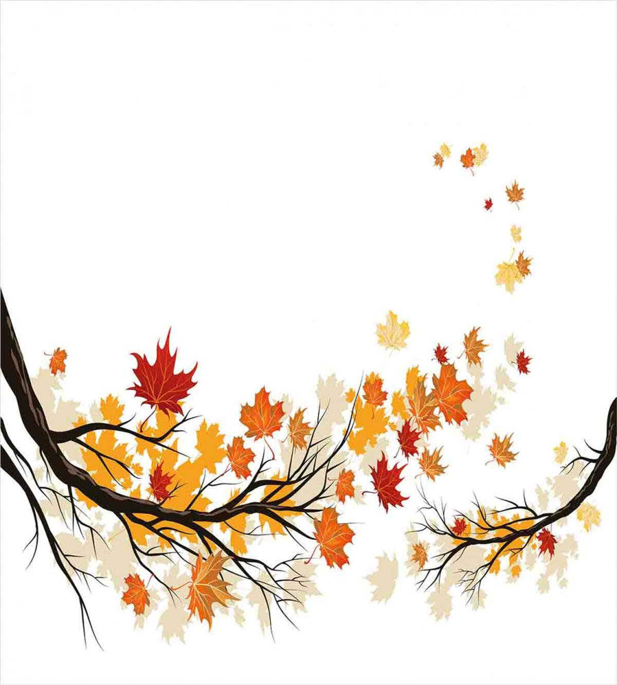 Autumn Tree Branches — Pattern