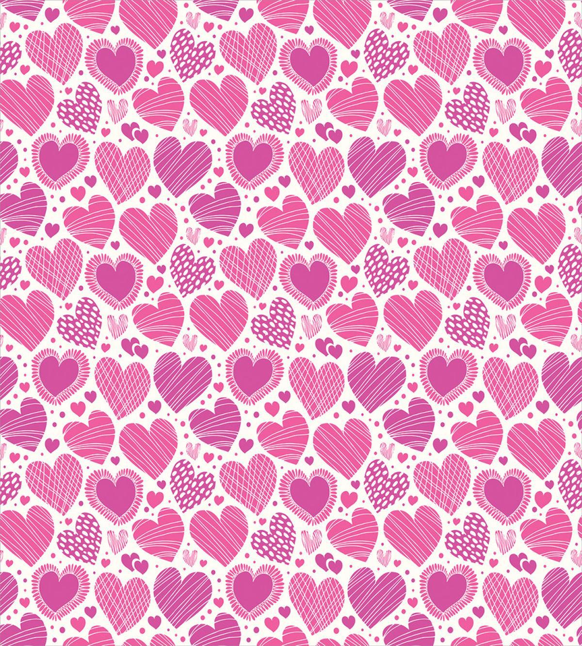 Pink Romantic Motifs — Pattern