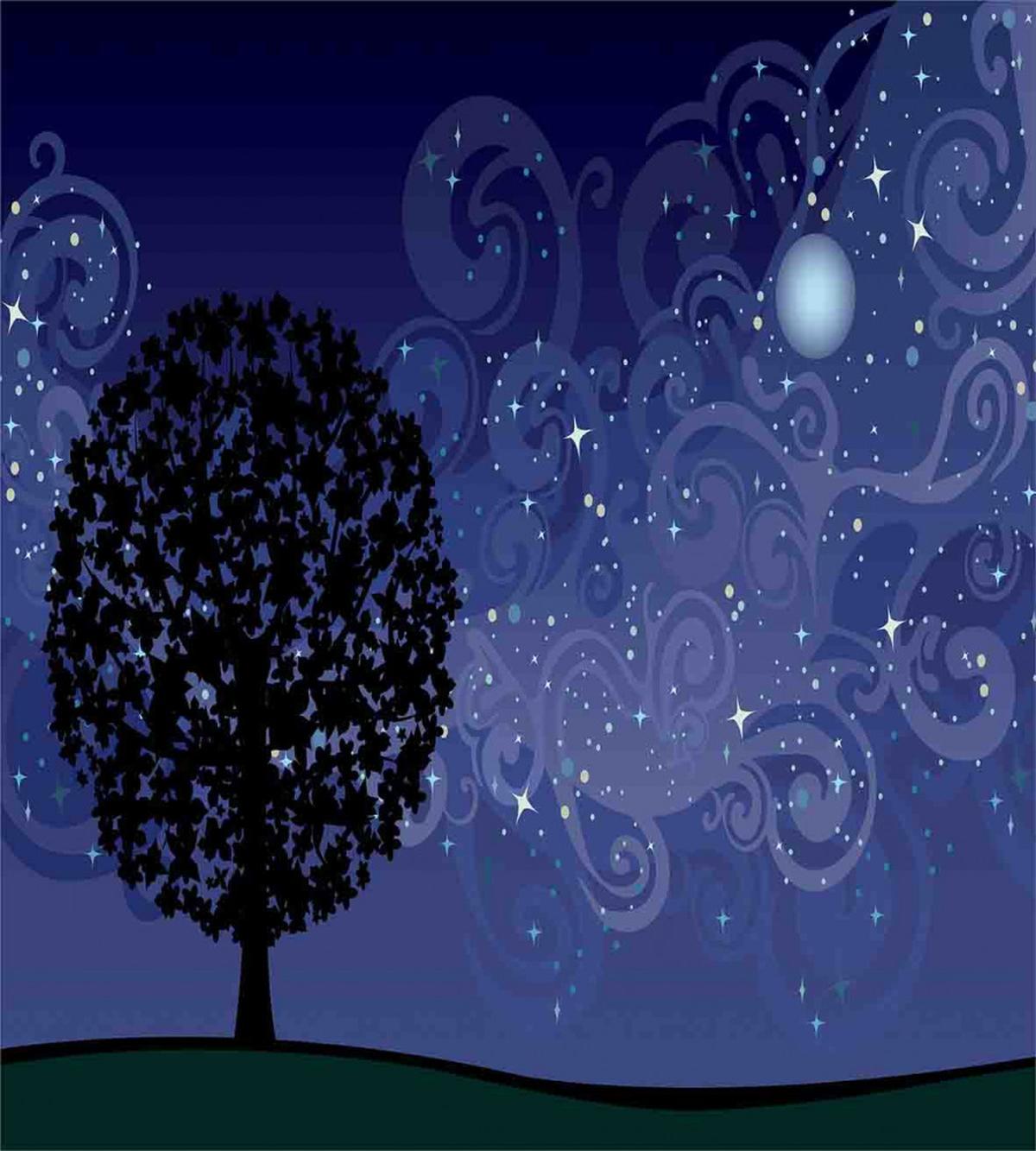 Tree Silhouette — Pattern
