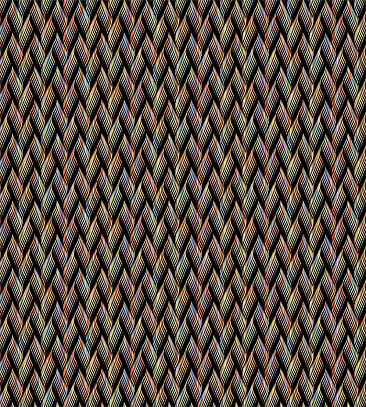Swirled Stripes Modern Art — Pattern