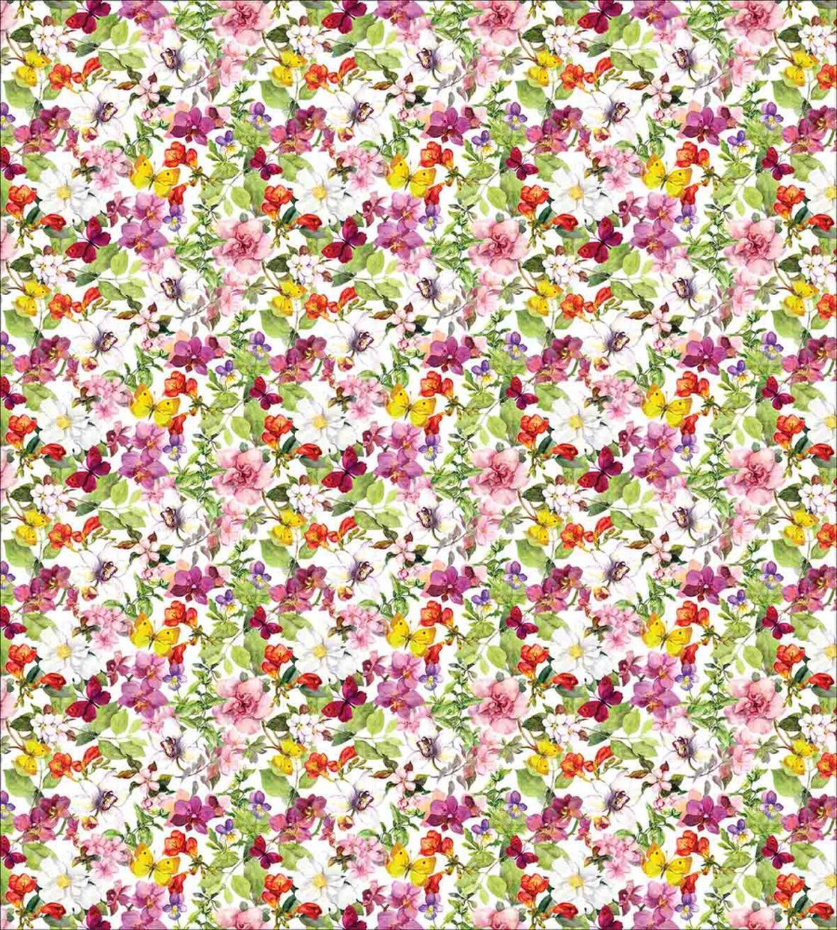 French Vintage Flowers — Pattern