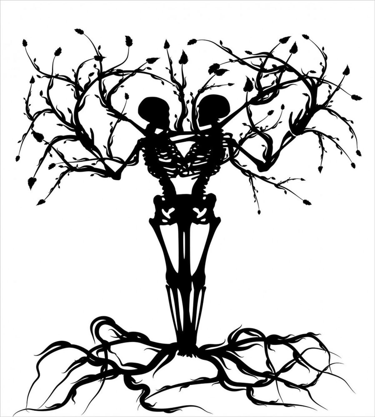 Bone Tree Gothic — Pattern