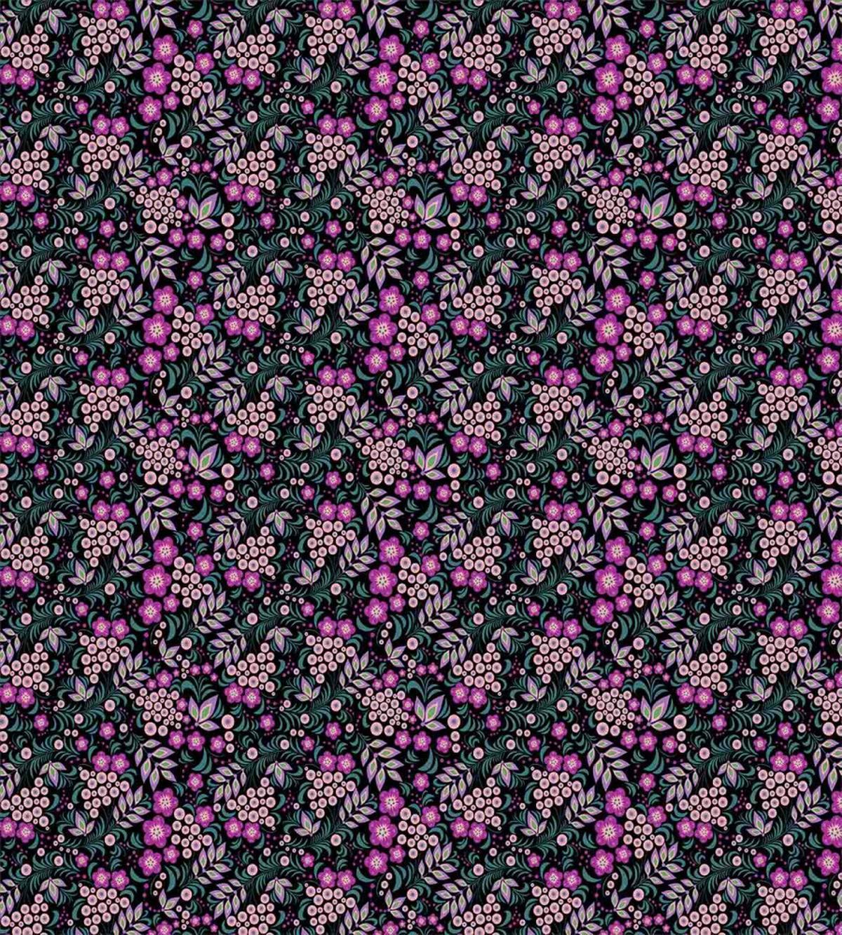 Vibrant Spring Floral Art — Pattern