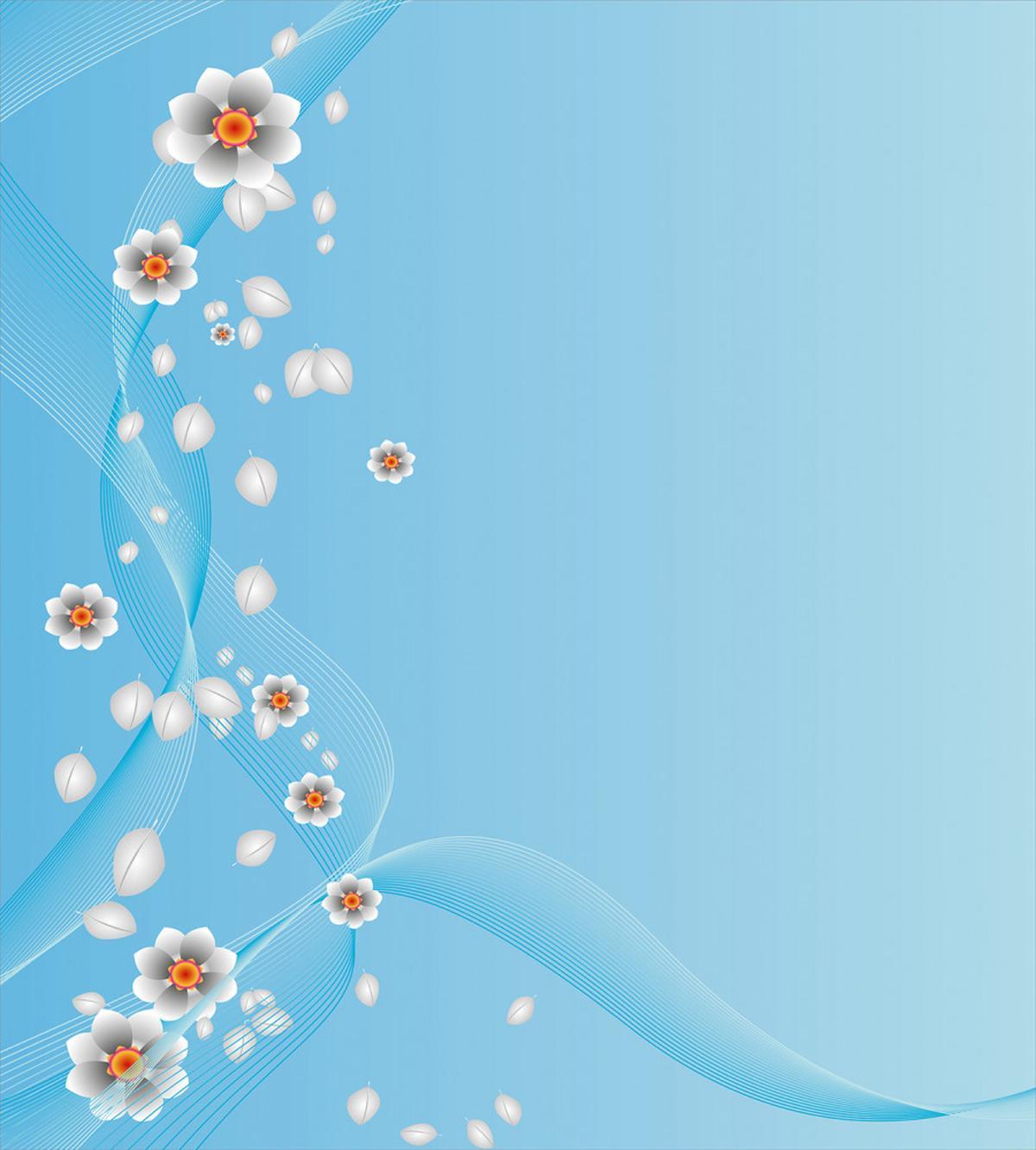 Flowers Leaves Swirl — Pattern