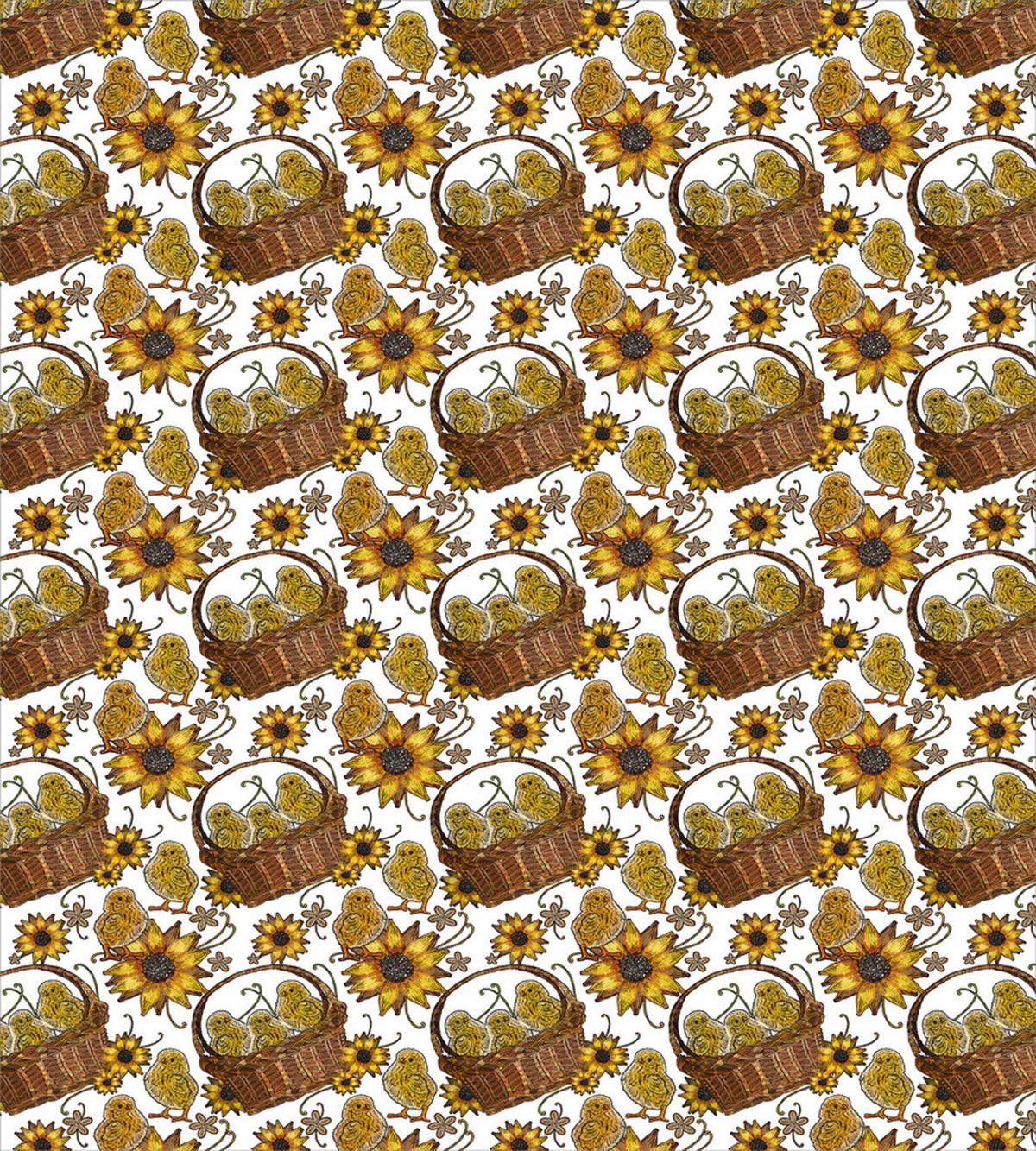 Chickens in Baskets — Pattern