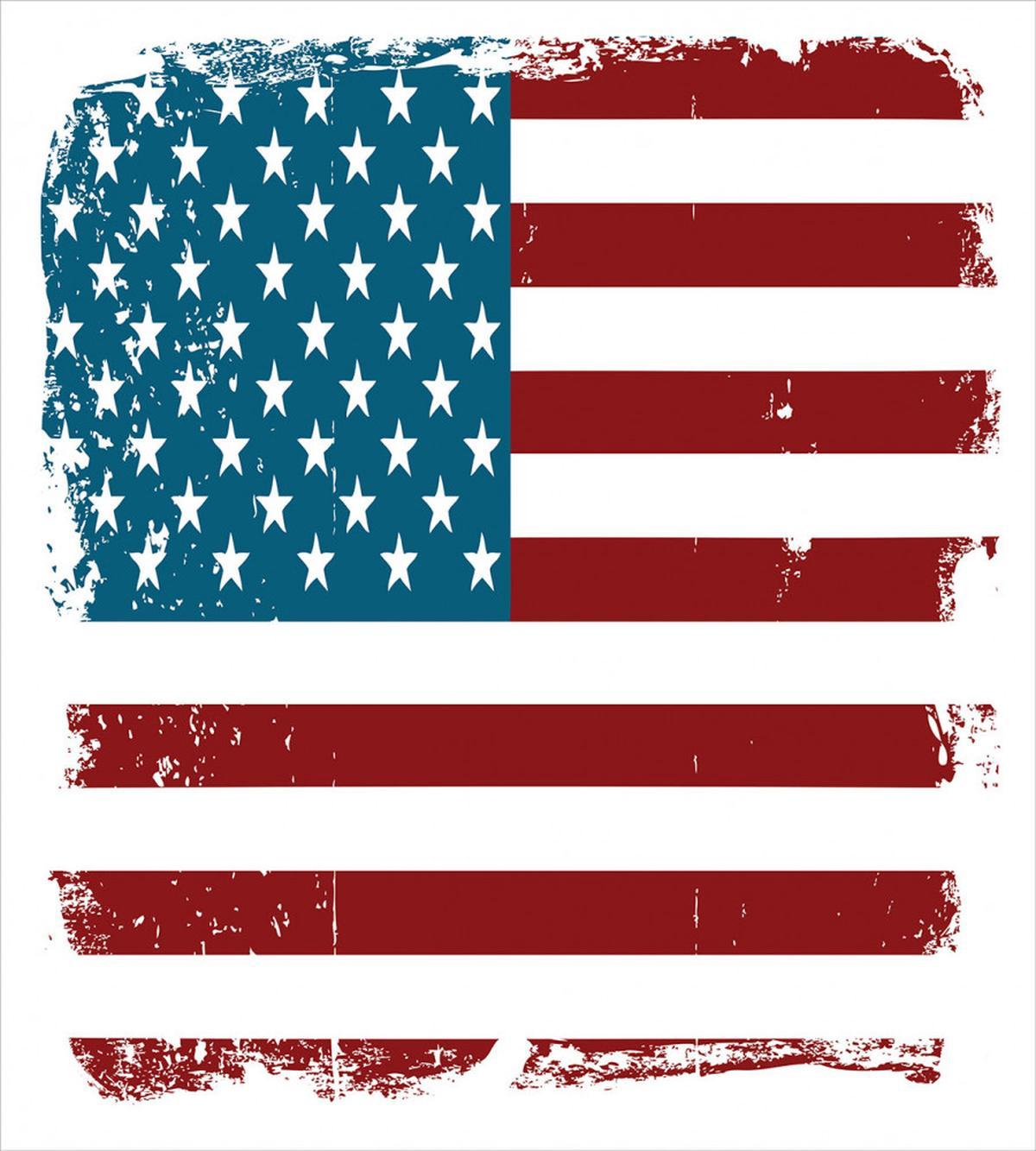 Grungy Old Glory USA — Pattern