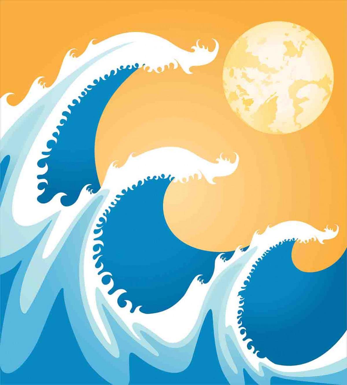 Huge Sea Waves Summer — Pattern