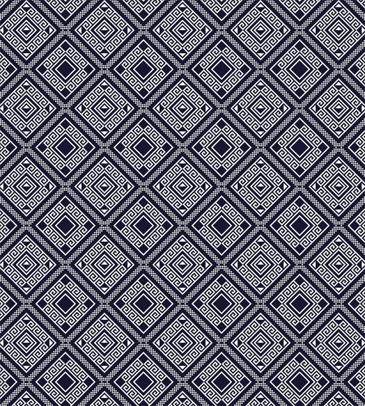 Rhythmic Bicolored Motifs — Pattern