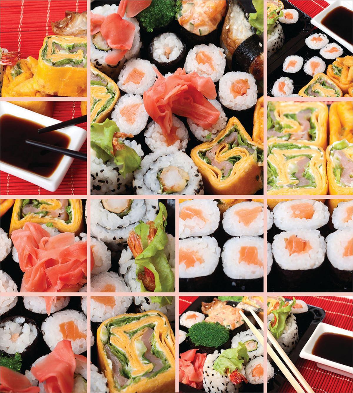 Sushi Roll Colored — Pattern