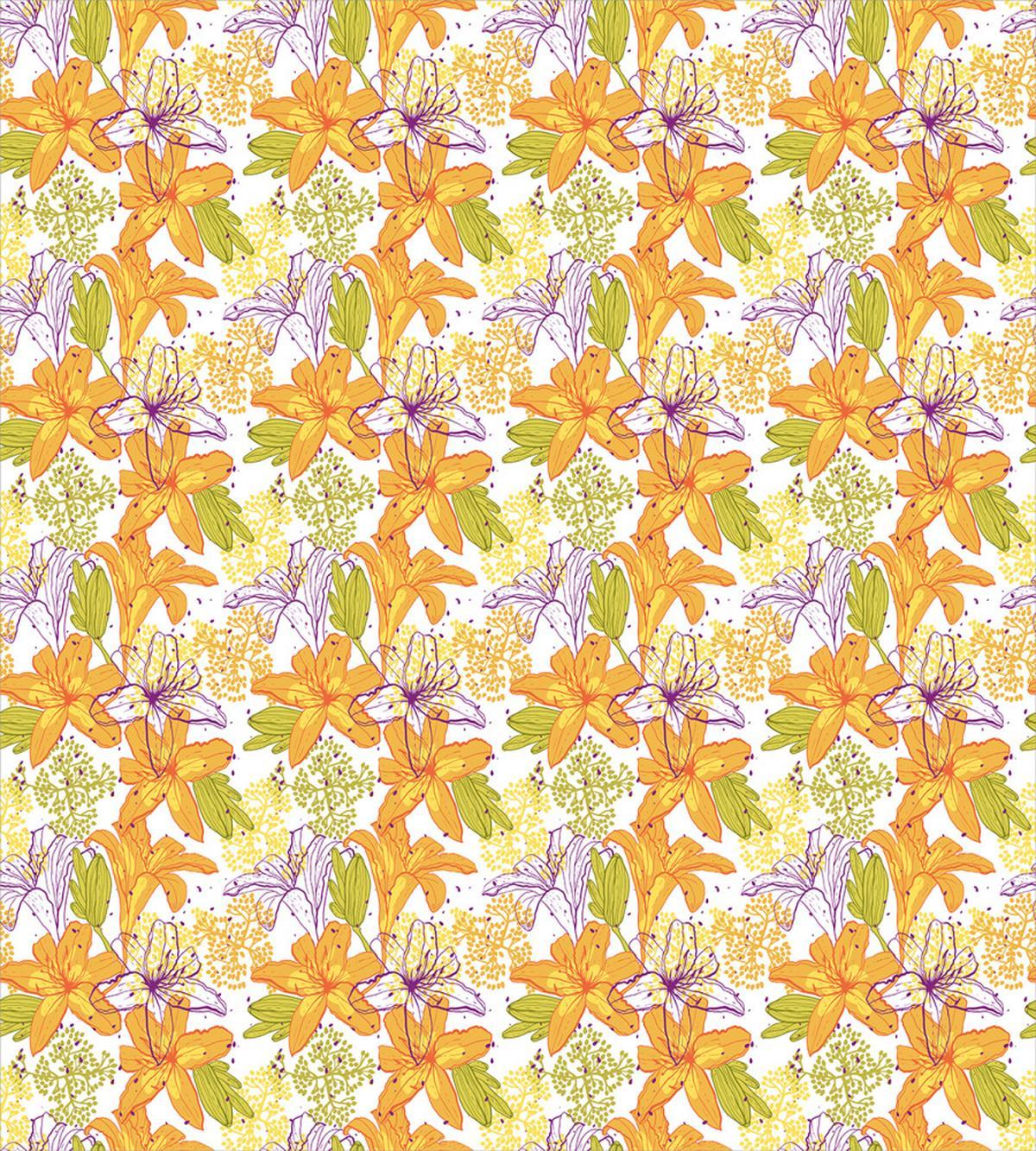 Lily Petals Exotic Bloom — Pattern