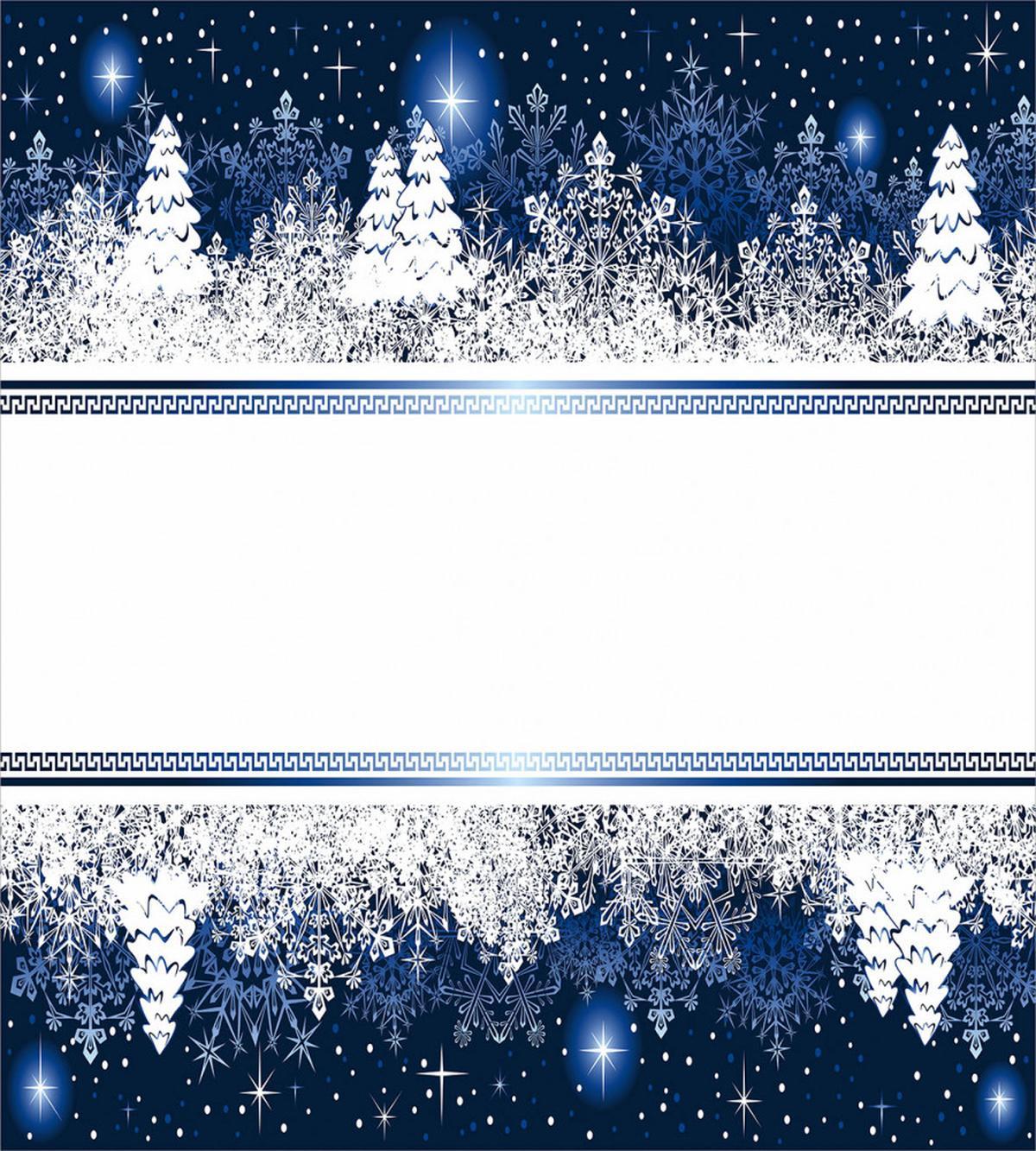 Yule Winter Border — Pattern