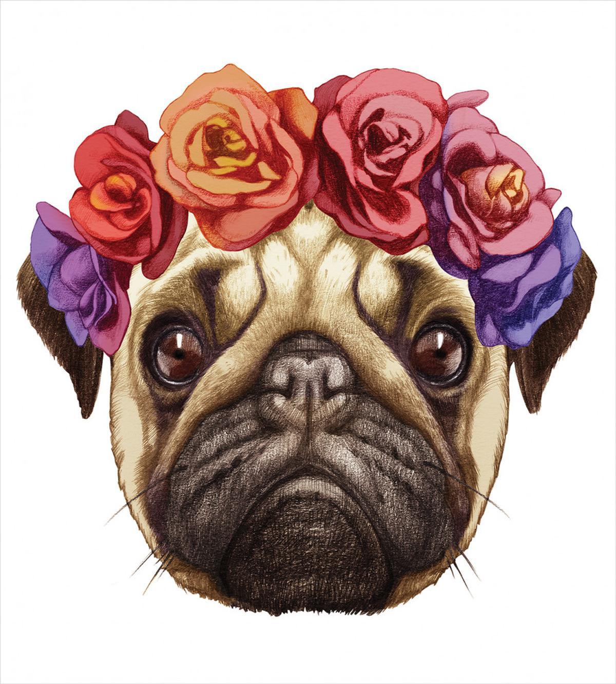 Floral Head Wreath Fun — Pattern