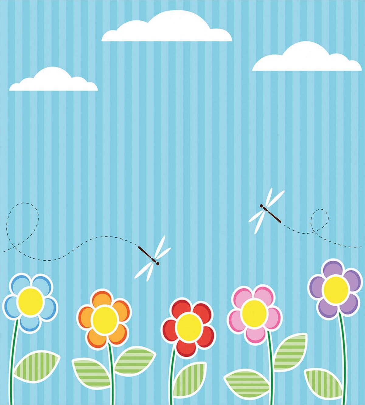 Daisy Bloom Cartoon — Pattern